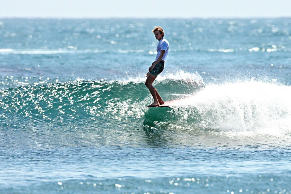 Longboard Surfer at Lennox Head